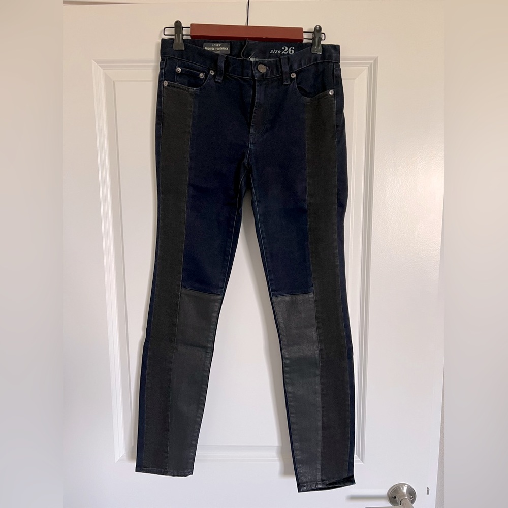 J. Crew color block jeans size 26